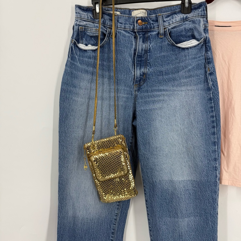 Bags by Marlo vintage Gold gold mesh Mini crossbody clutch Bag
